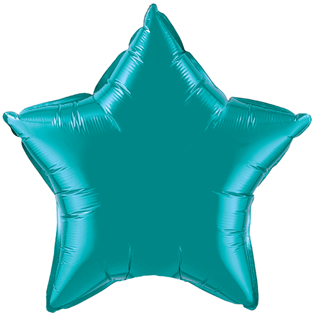 20" Teal Star - Click Image to Close